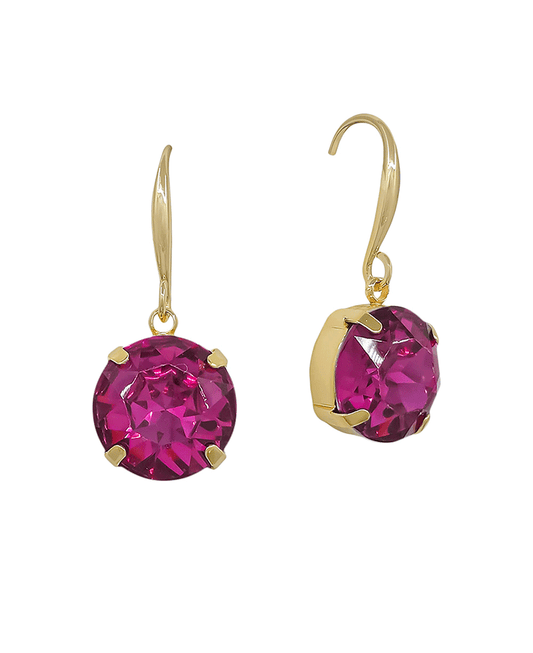 14mm Crystal Stone Earring