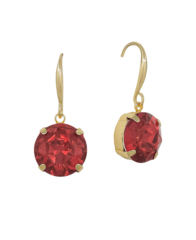 14mm Crystal Stone Earring