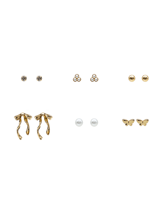 Bow & Butterfly 6 Set Earring