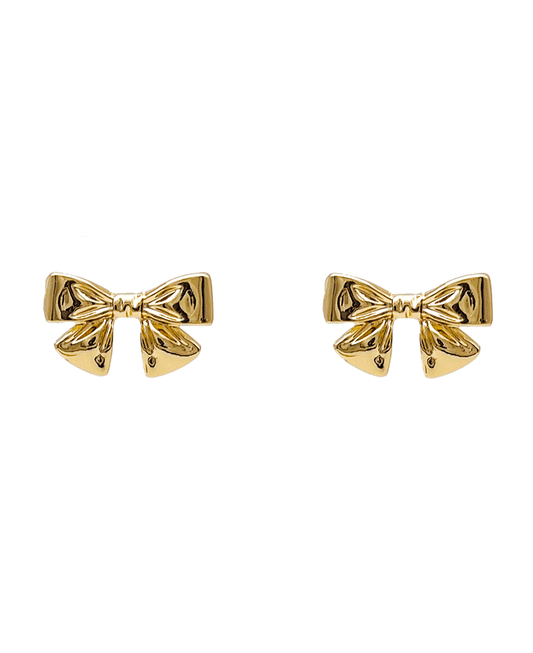 Bow Stud Earring - 0.7"