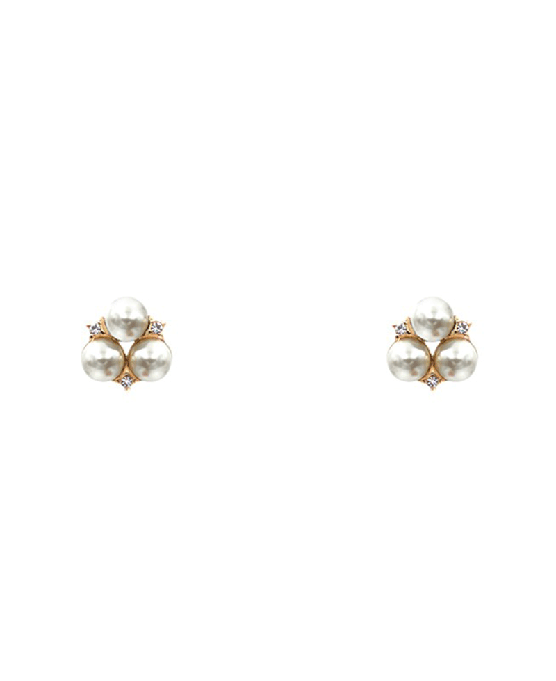 Pearl Cluster Earring - 0.75"