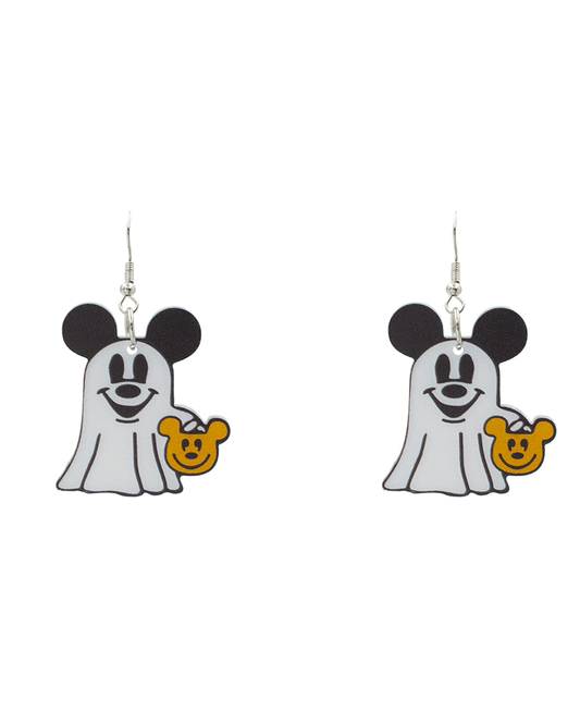 Willie & Minnie Ghost Earring - 2.3"