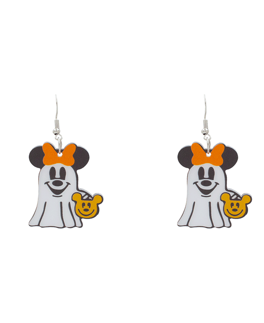 Willie & Minnie Ghost Earring - 2.3"