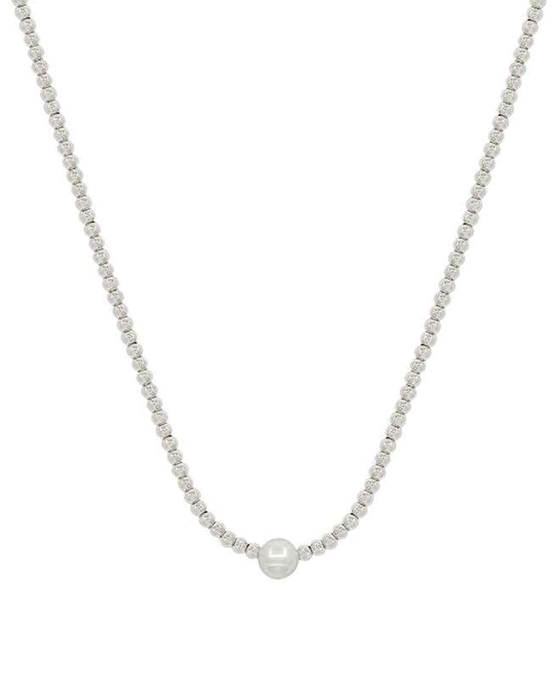 CCB Body w/ Fresh Water Pearl Short Necklace