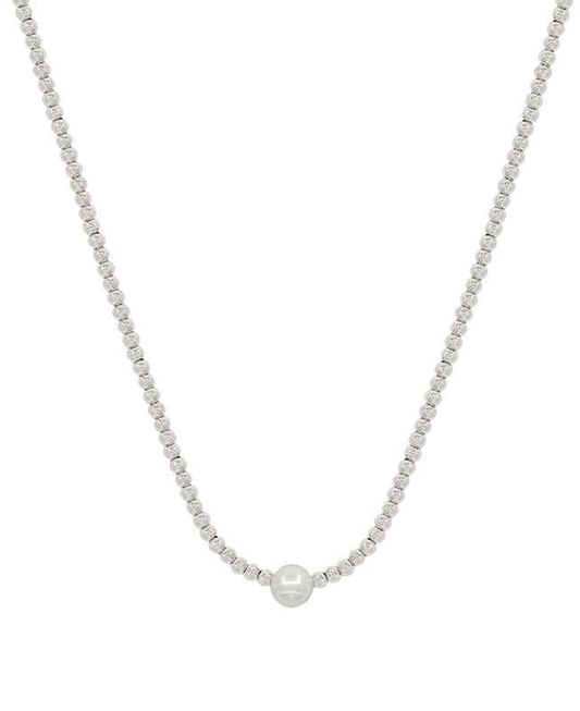 CCB Body w/ Fresh Water Pearl Short Necklace