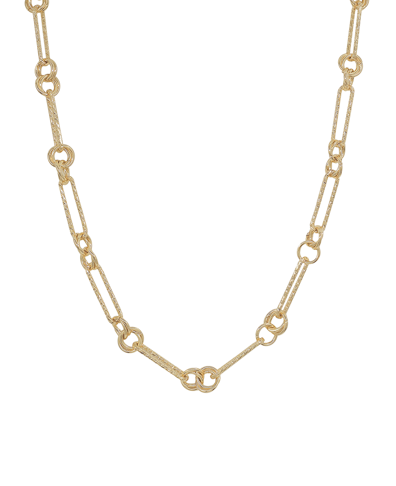 Large Clip Chain Link Short Necklace - 16"