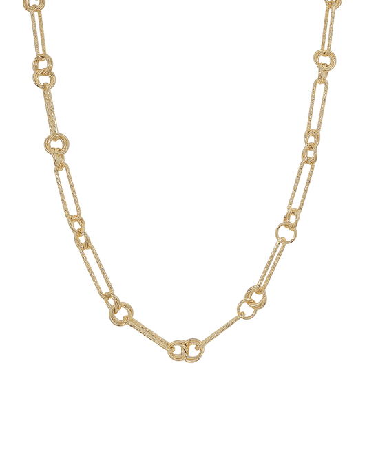 Large Clip Chain Link Short Necklace - 16"