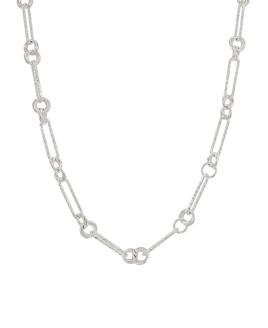 Large Clip Chain Link Short Necklace - 16"