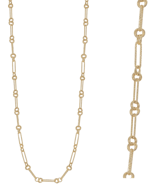 Large Clip Chain Link Necklace - 34"