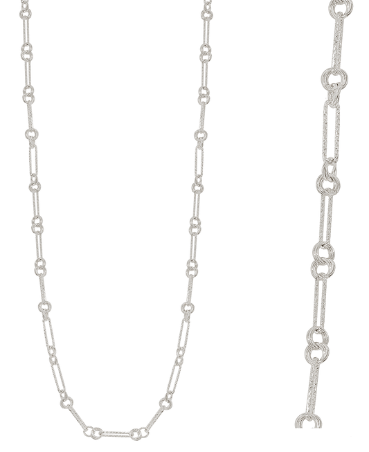 Large Clip Chain Link Necklace - 34"