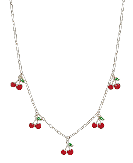Cherry Charms Short Necklace