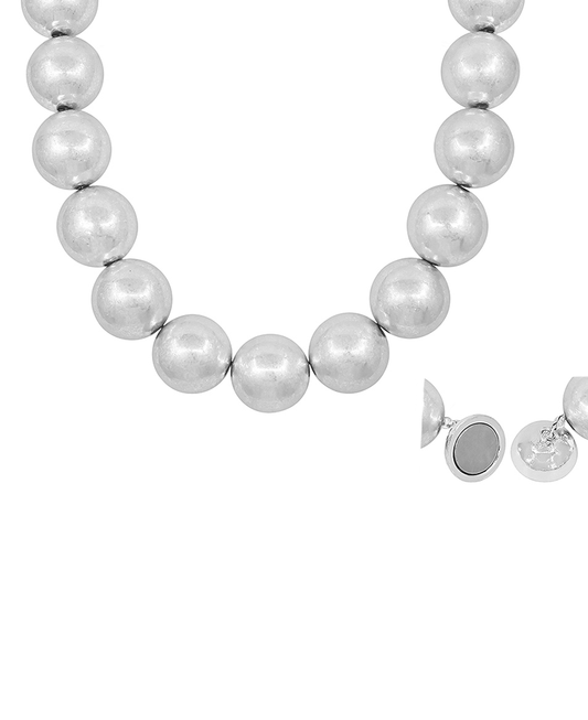 25mm CCB Ball Magnetic Short Necklace - 18"