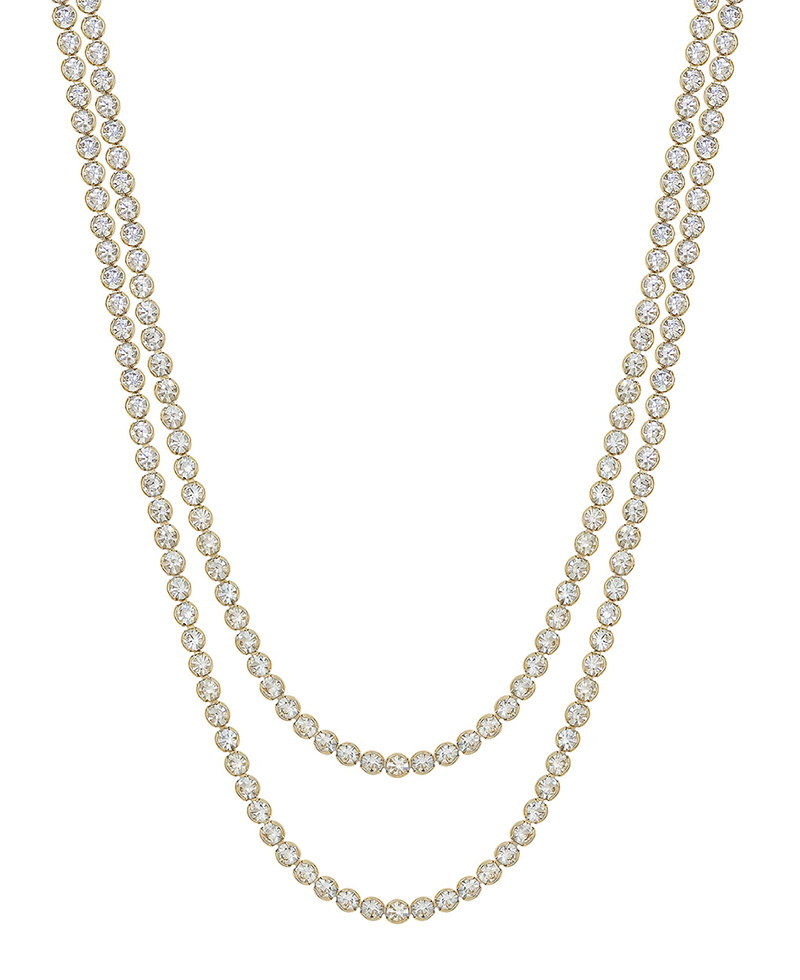 Layered Multiway 4mm Stone Short Necklace