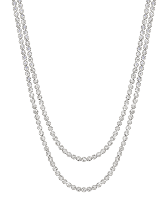 Layered Multiway 4mm Stone Short Necklace
