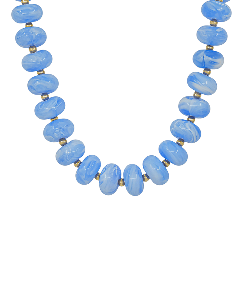 20mm Resin Beaded Magnetic Closure Necklace