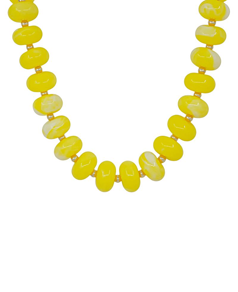 20mm Resin Beaded Magnetic Closure Necklace