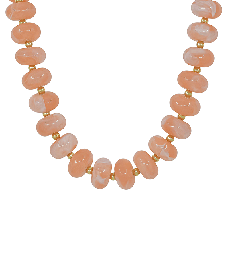20mm Resin Beaded Magnetic Closure Necklace