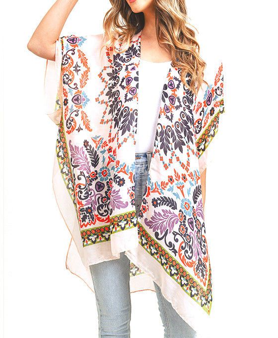 Bohemian Print Kimono