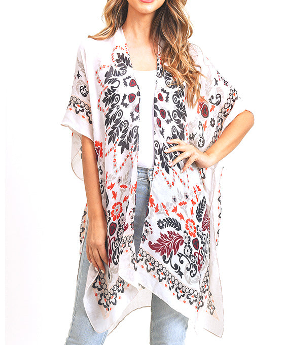 Bohemian Print Kimono