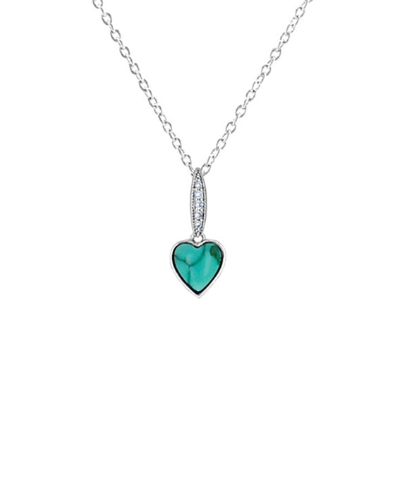 CZ Heart Shape Necklace