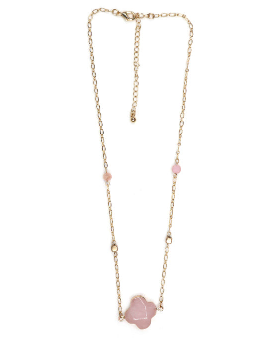Clover Stone Necklace