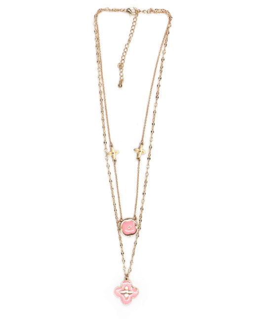 Layered Clover Necklace