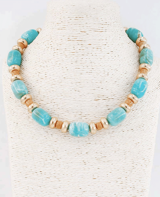 Statement Beaded Necklace