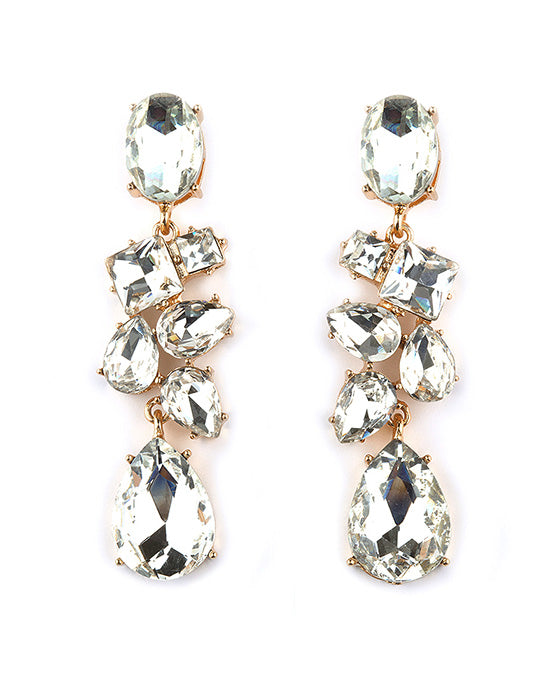 Rhinestone Post Earring