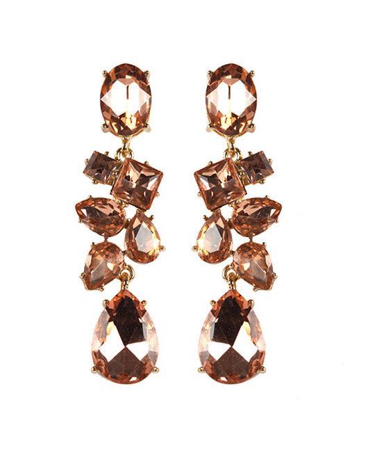 Rhinestone Post Earring