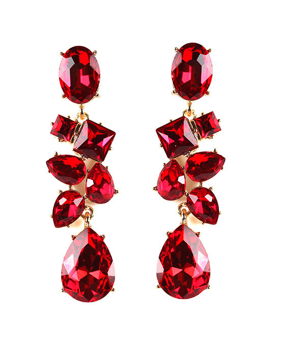 Rhinestone Post Earring