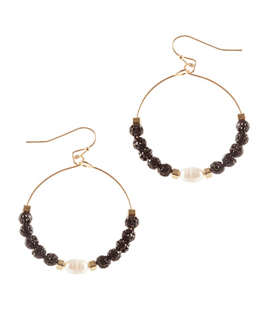 Glass Paveball Earring