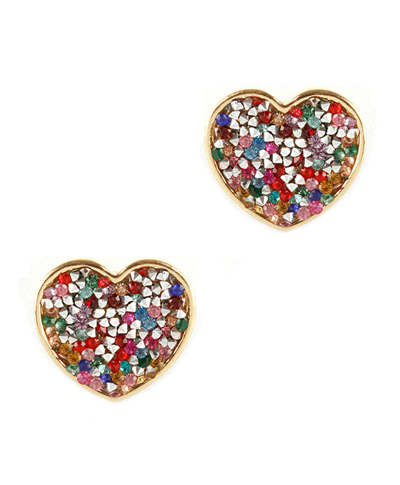 Glitter Post Earring
