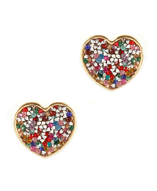 Glitter Post Earring