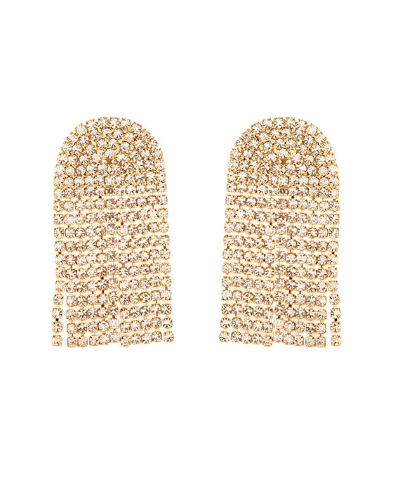 Pave Casting Post Earring