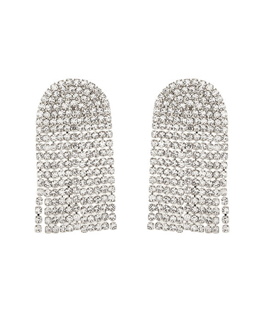 Pave Casting Post Earring