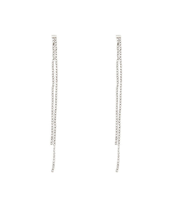 Rhinestone Cascading Earring