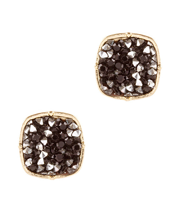 Rhinestone Glitter Post Earring