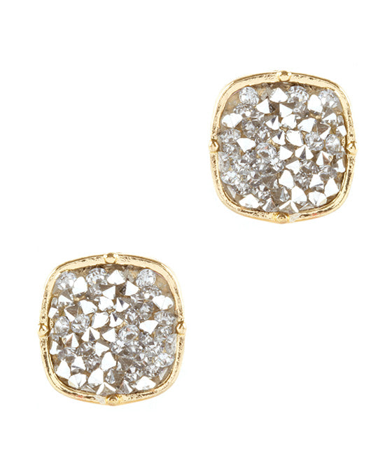Rhinestone Glitter Post Earring