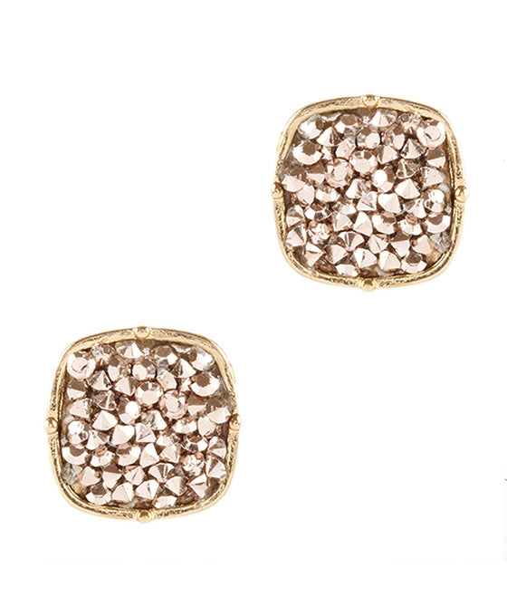 Rhinestone Glitter Post Earring