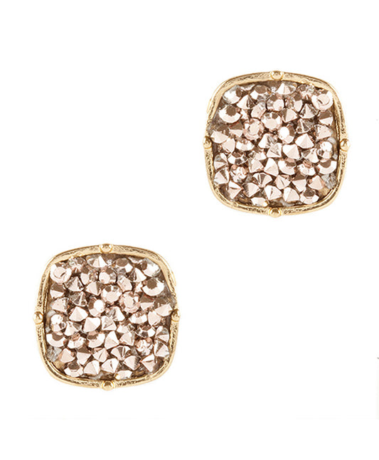 Rhinestone Glitter Post Earring
