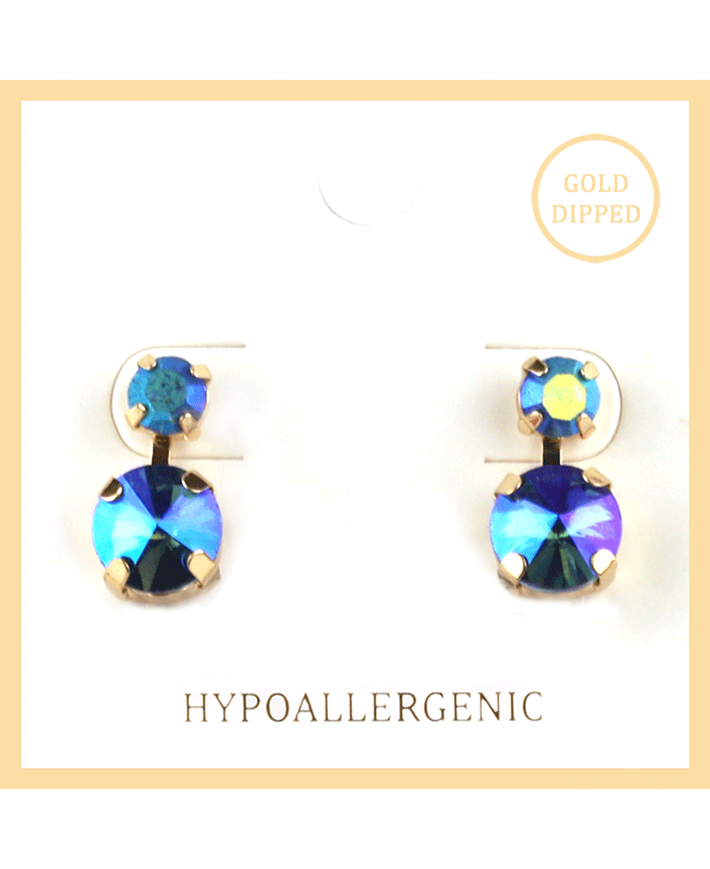 Rhinestone Post Earring