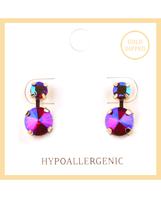 Rhinestone Post Earring