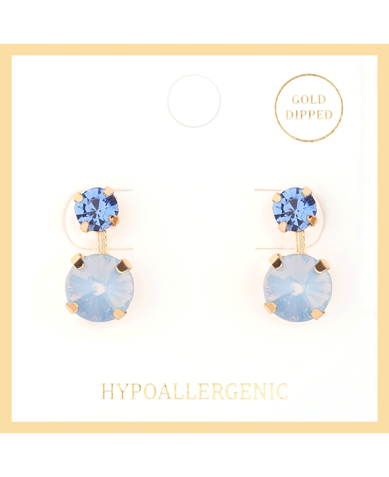 Rhinestone Post Earring