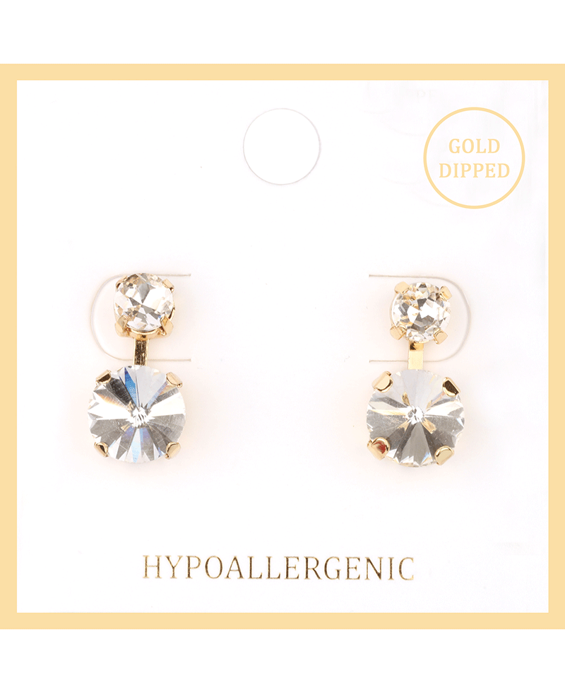 Rhinestone Post Earring