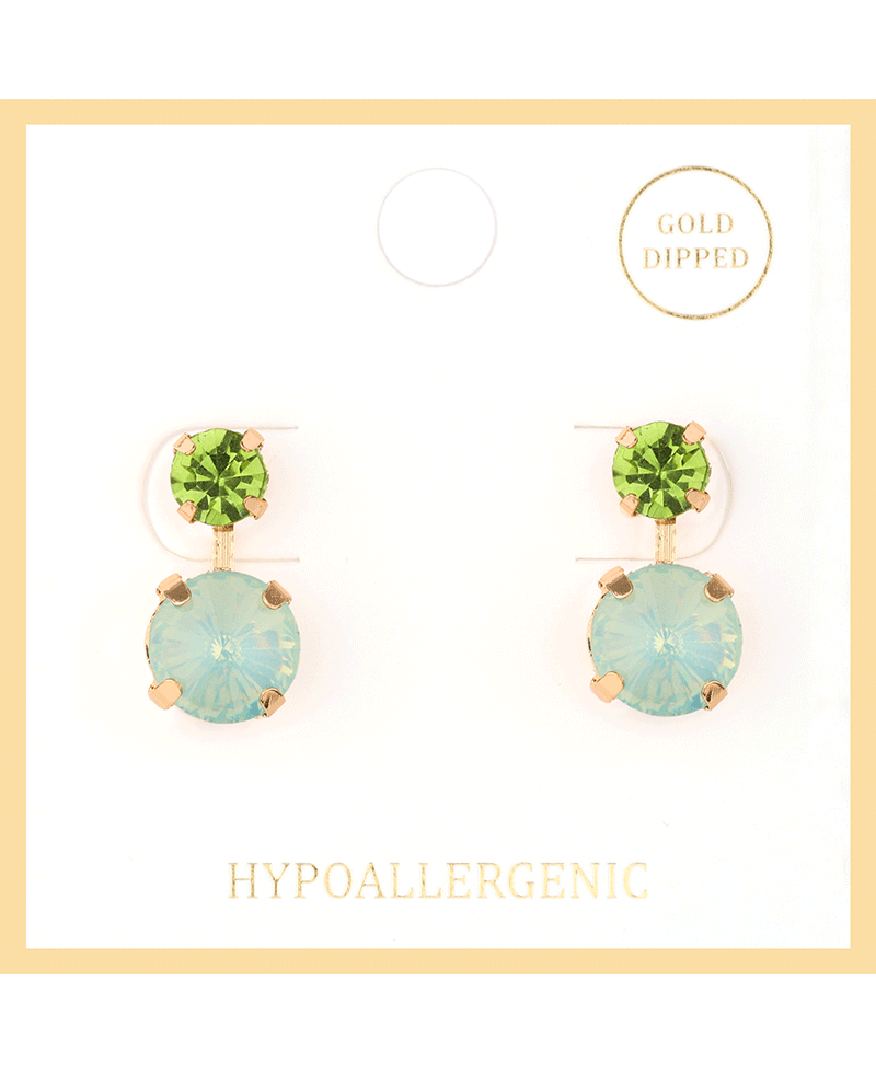 Rhinestone Post Earring