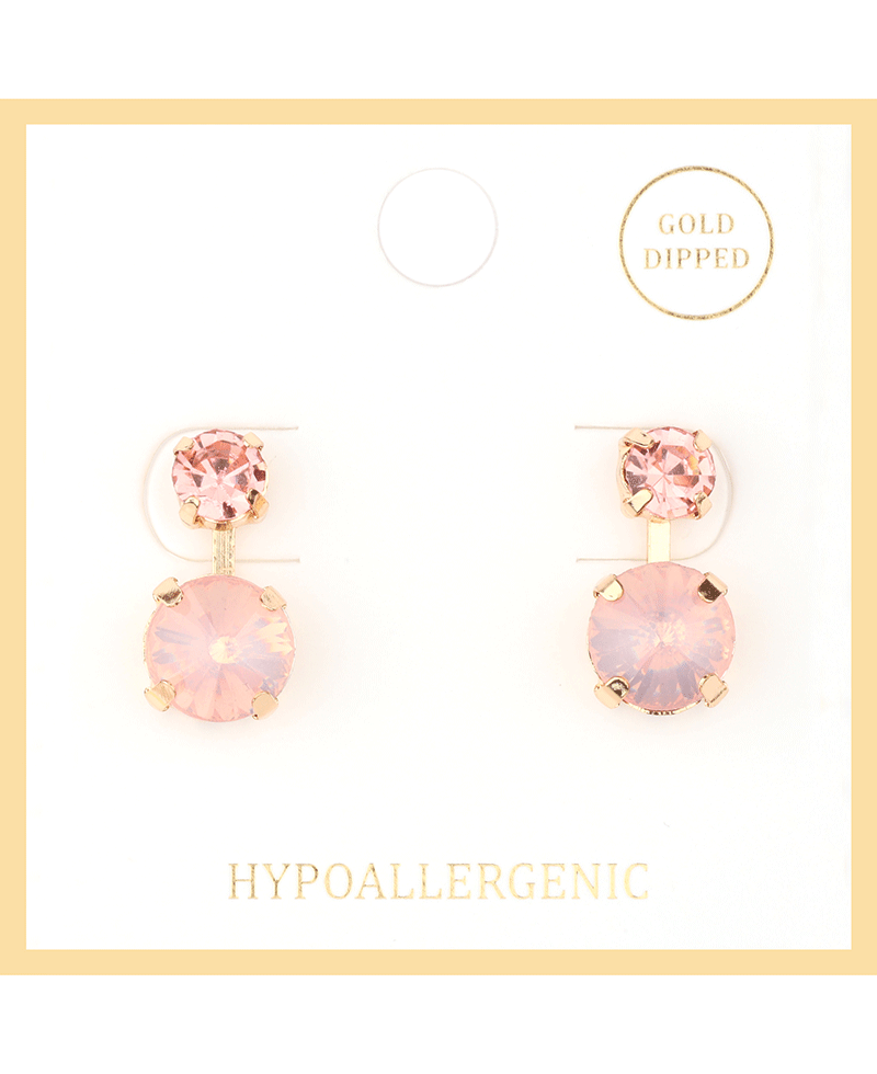 Rhinestone Post Earring