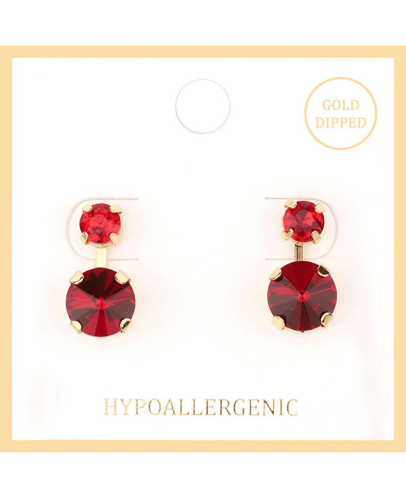 Rhinestone Post Earring