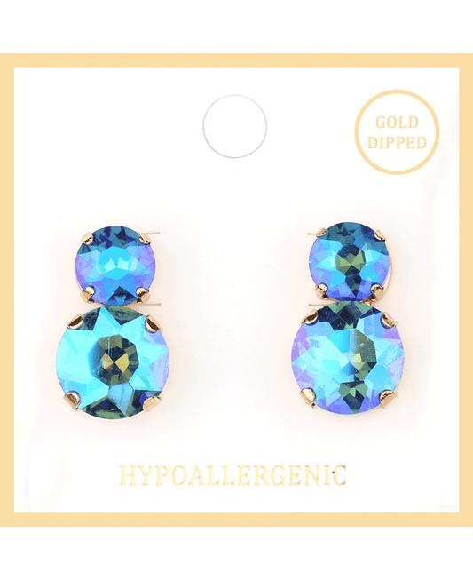 Rhinestone Post Earring