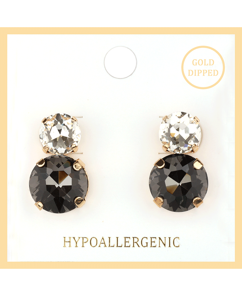 Rhinestone Post Earring