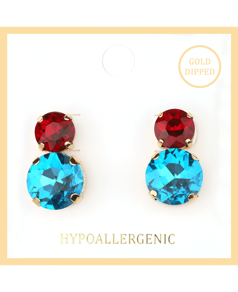 Rhinestone Post Earring